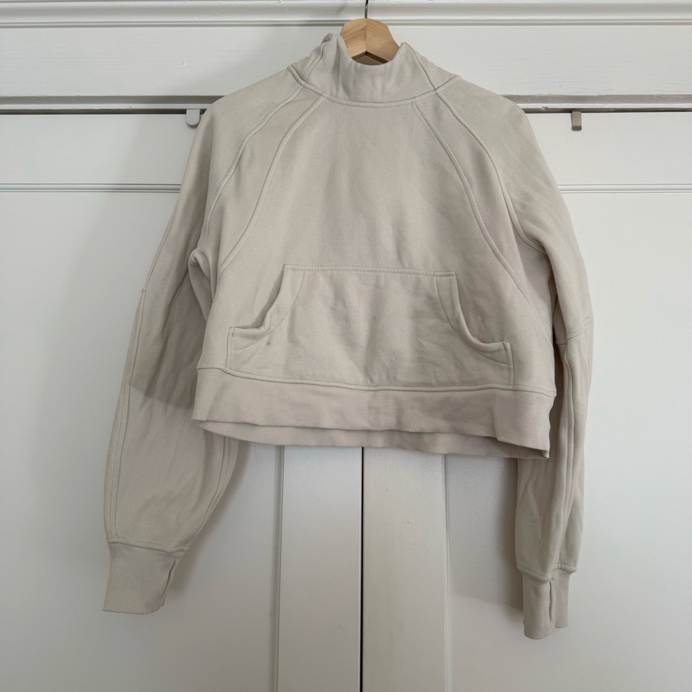 Lululemon Scuba Oversized Hoodie - Bone - Picture 3 of 10
